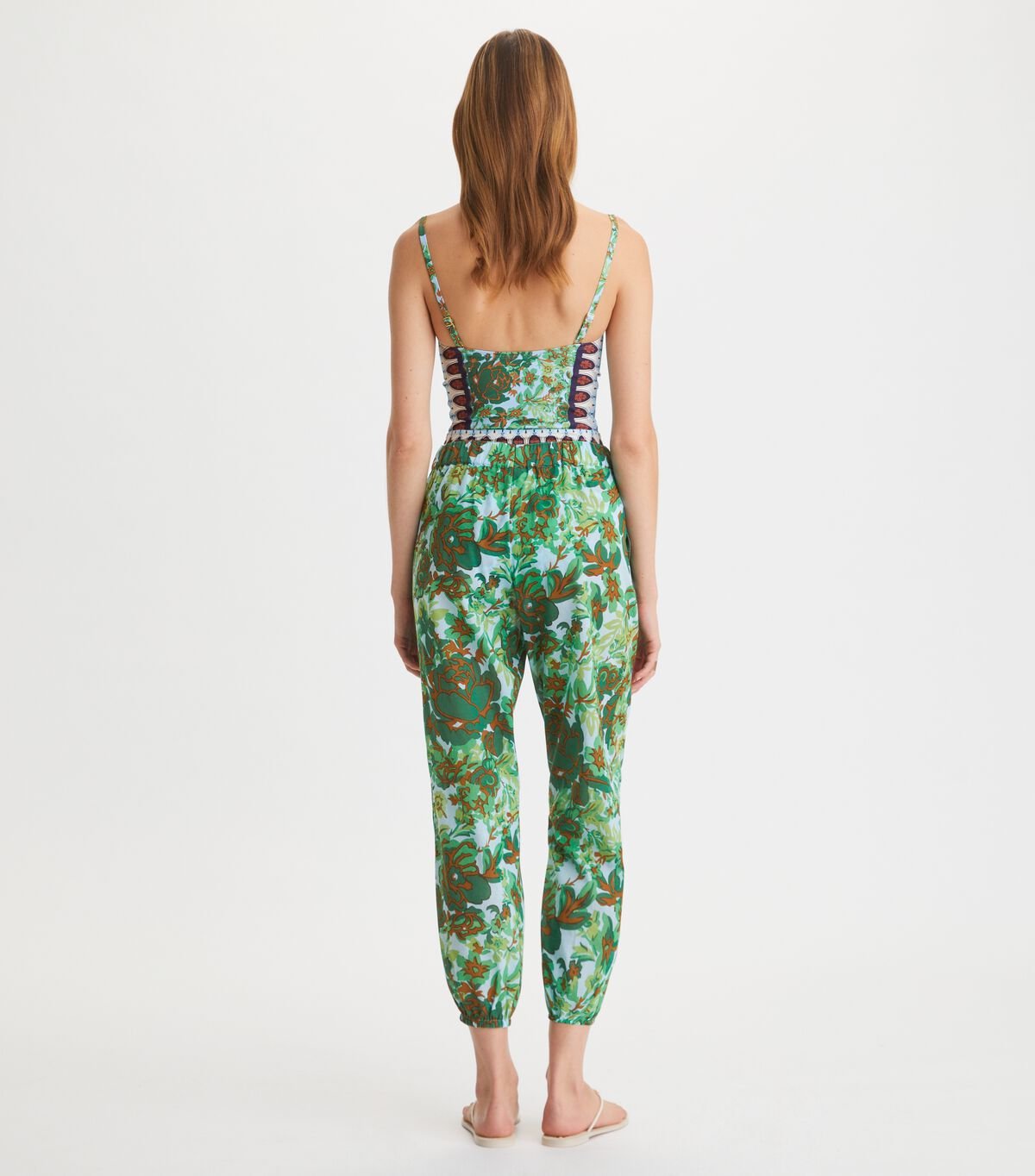 Abajo De Bikini Tory Burch Printed Beach Mujer Verdes | OUTLETS-17495609