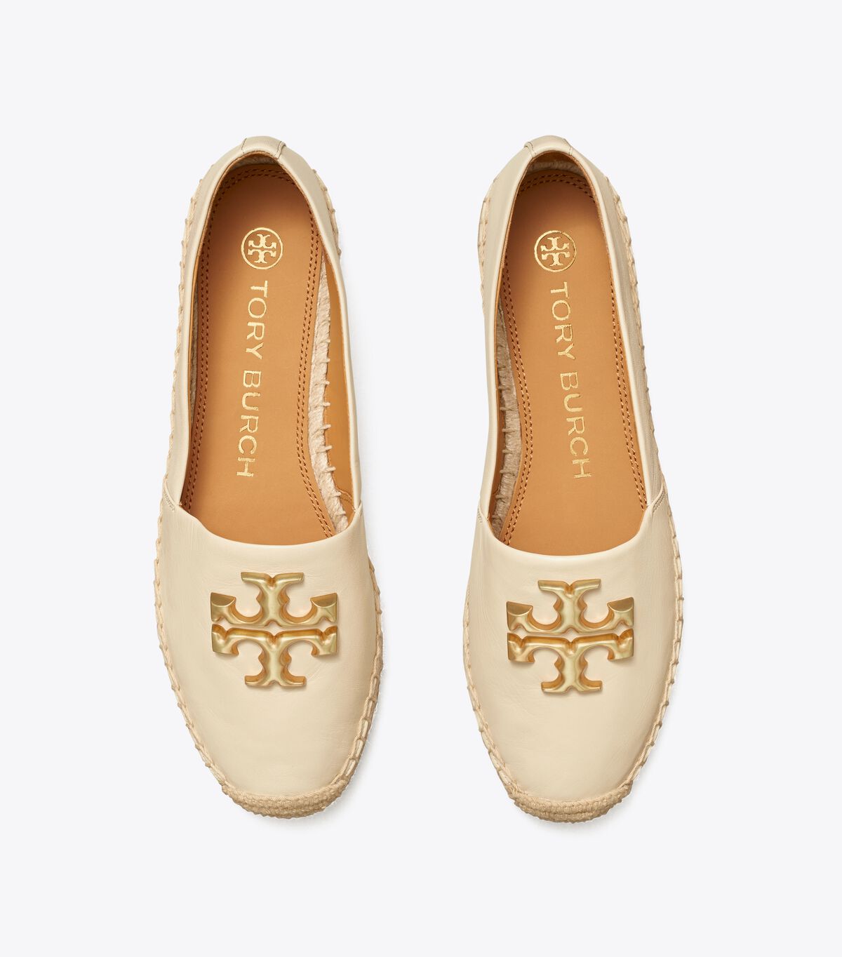 Alpargata Tory Burch Eleanor Mujer Creme | OUTLETS-96125349