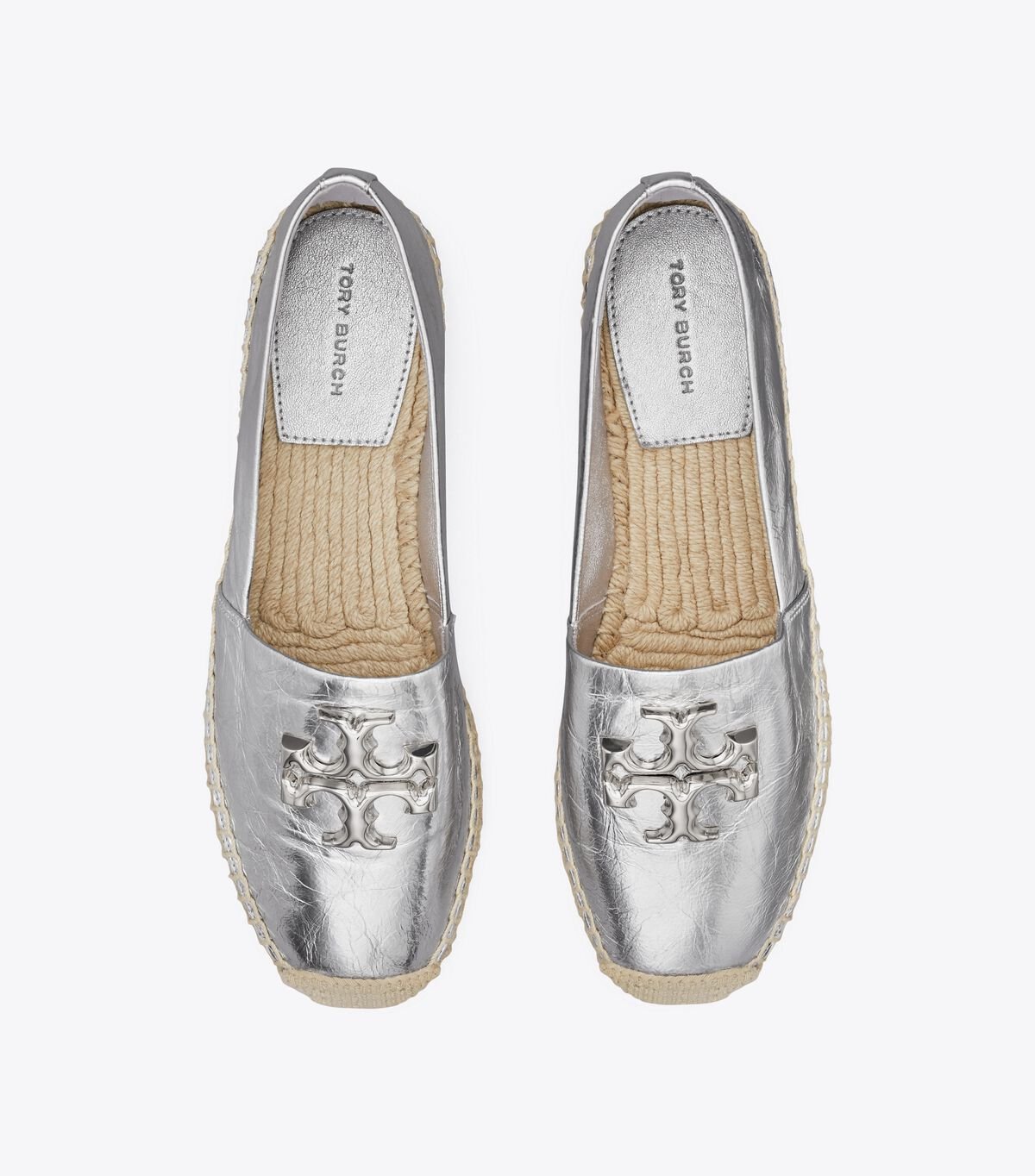 Alpargata Tory Burch Eleanor Mujer Plateados | OUTLETS-96350419