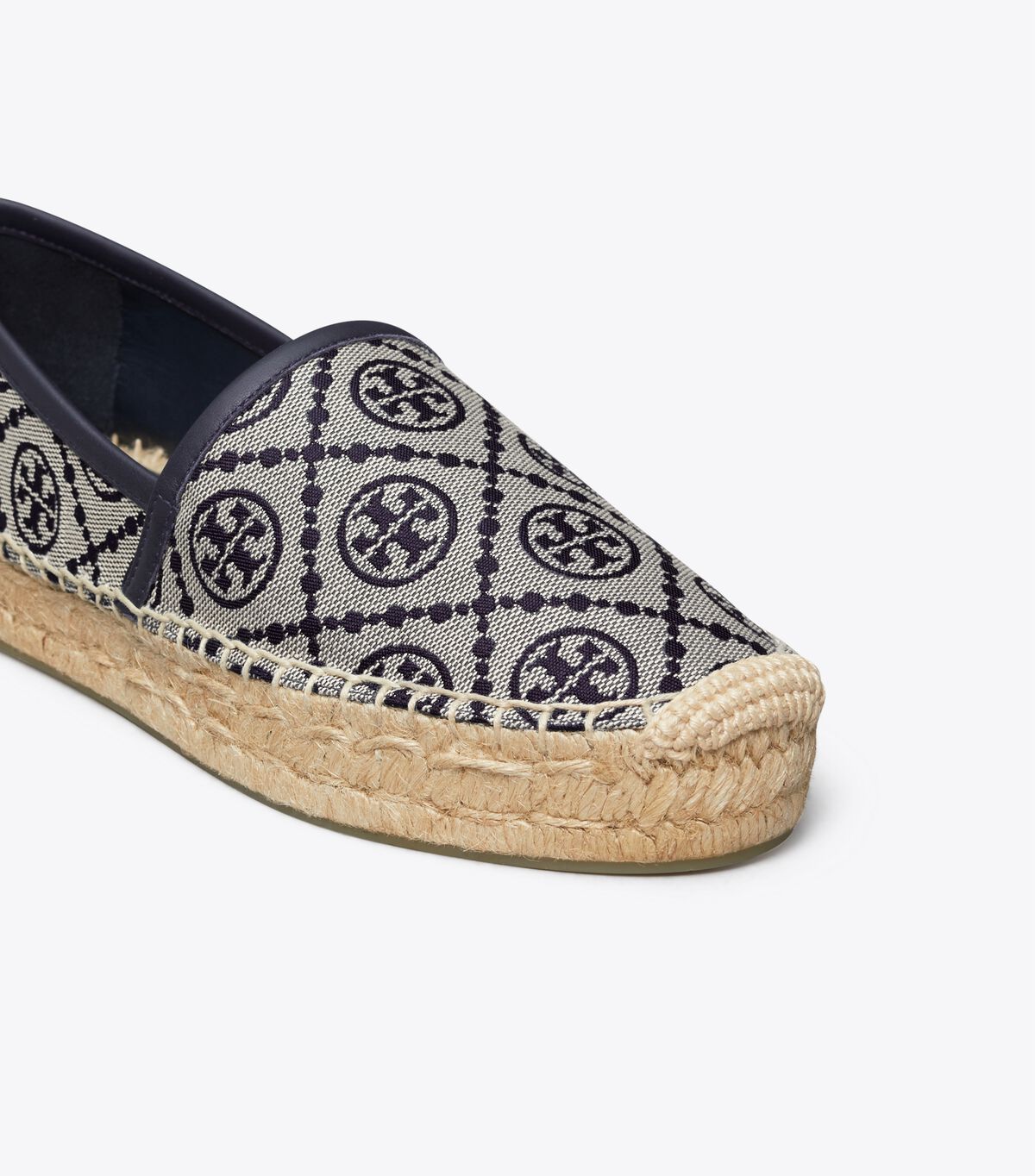 Alpargata Tory Burch T Monogram Plataforma Mujer Azul Marino | OUTLETS-26841079