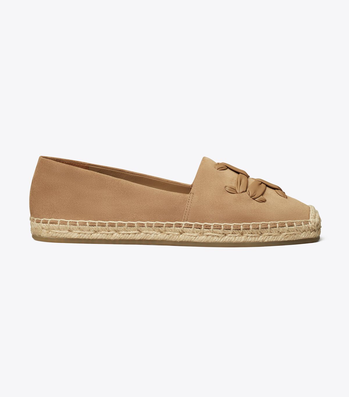 Alpargata Tory Burch Woven Double T Aline Mujer Kaki | OUTLETS-48179259