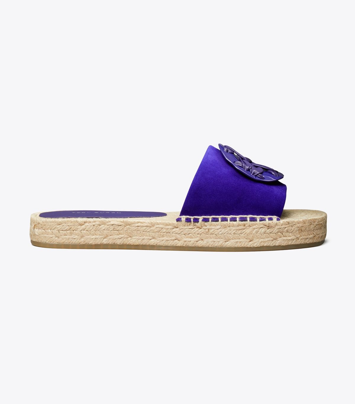 Alpargata Tory Burch Woven Double T Mujer Morados Oscuro | OUTLETS-12039469