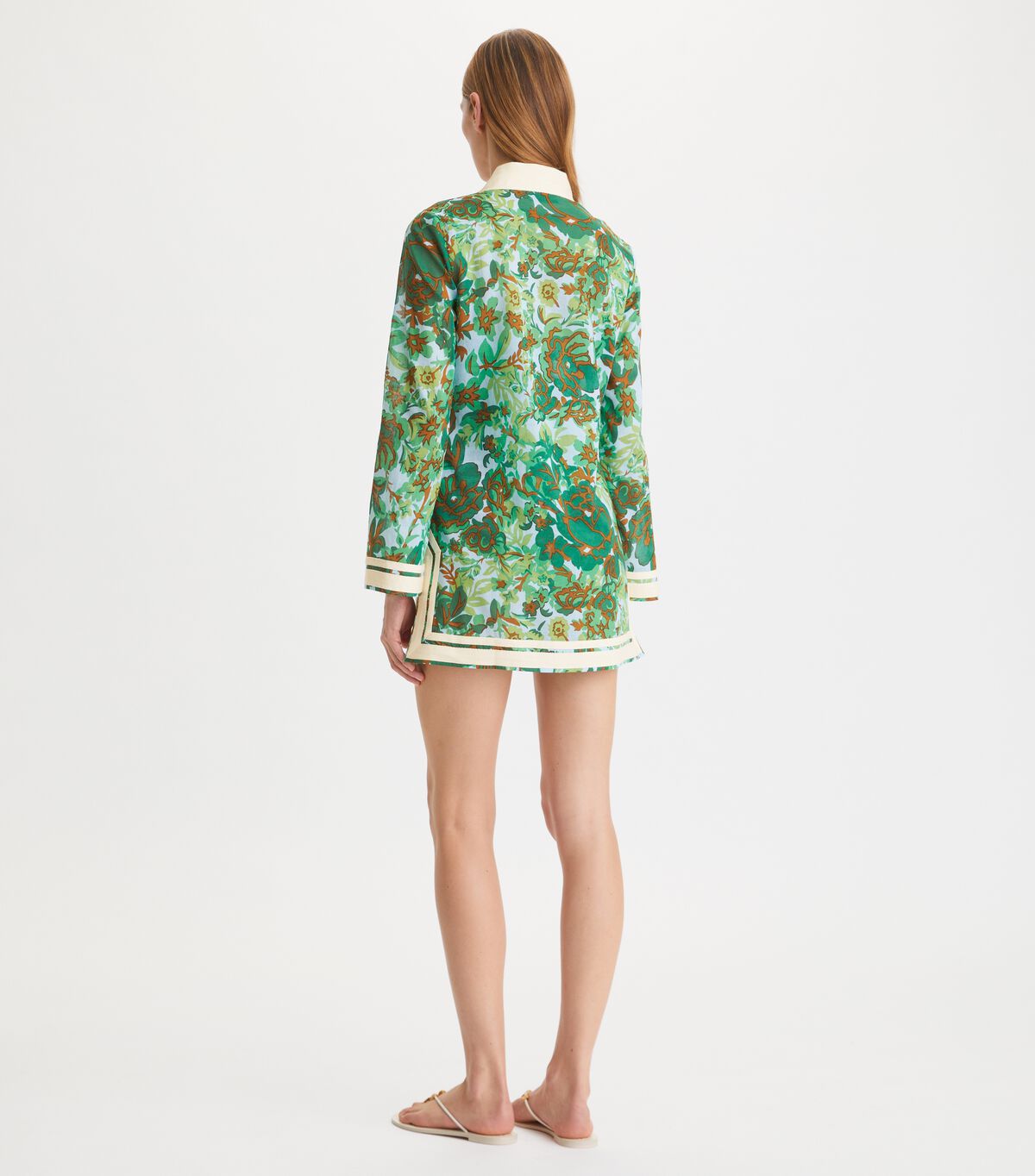 Arriba De Bikini Tory Burch Printed Mujer Verdes | OUTLETS-03279149