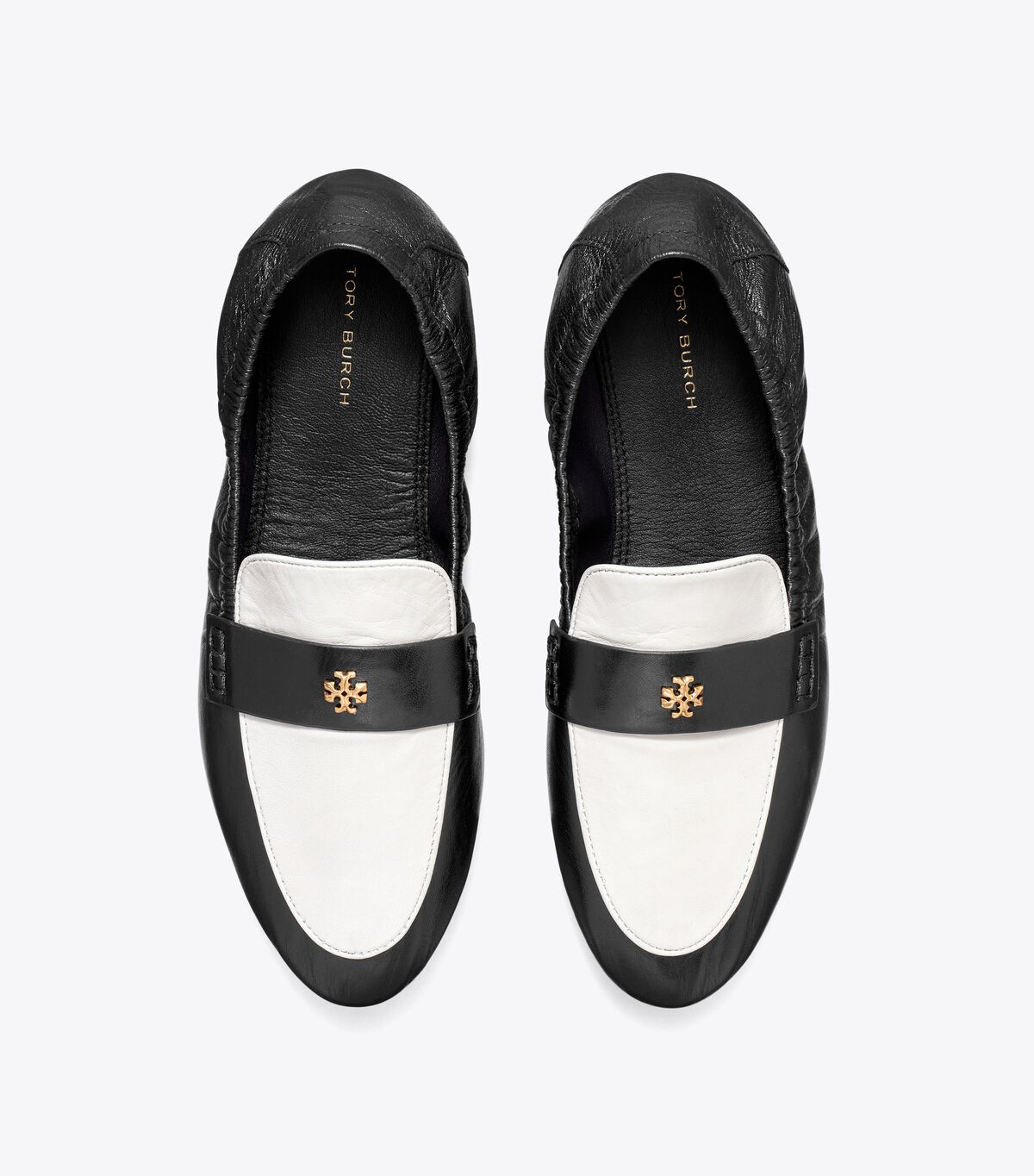 Ballerinas Tory Burch Eleanor Mujer Negros Blancos | OUTLETS-42835969