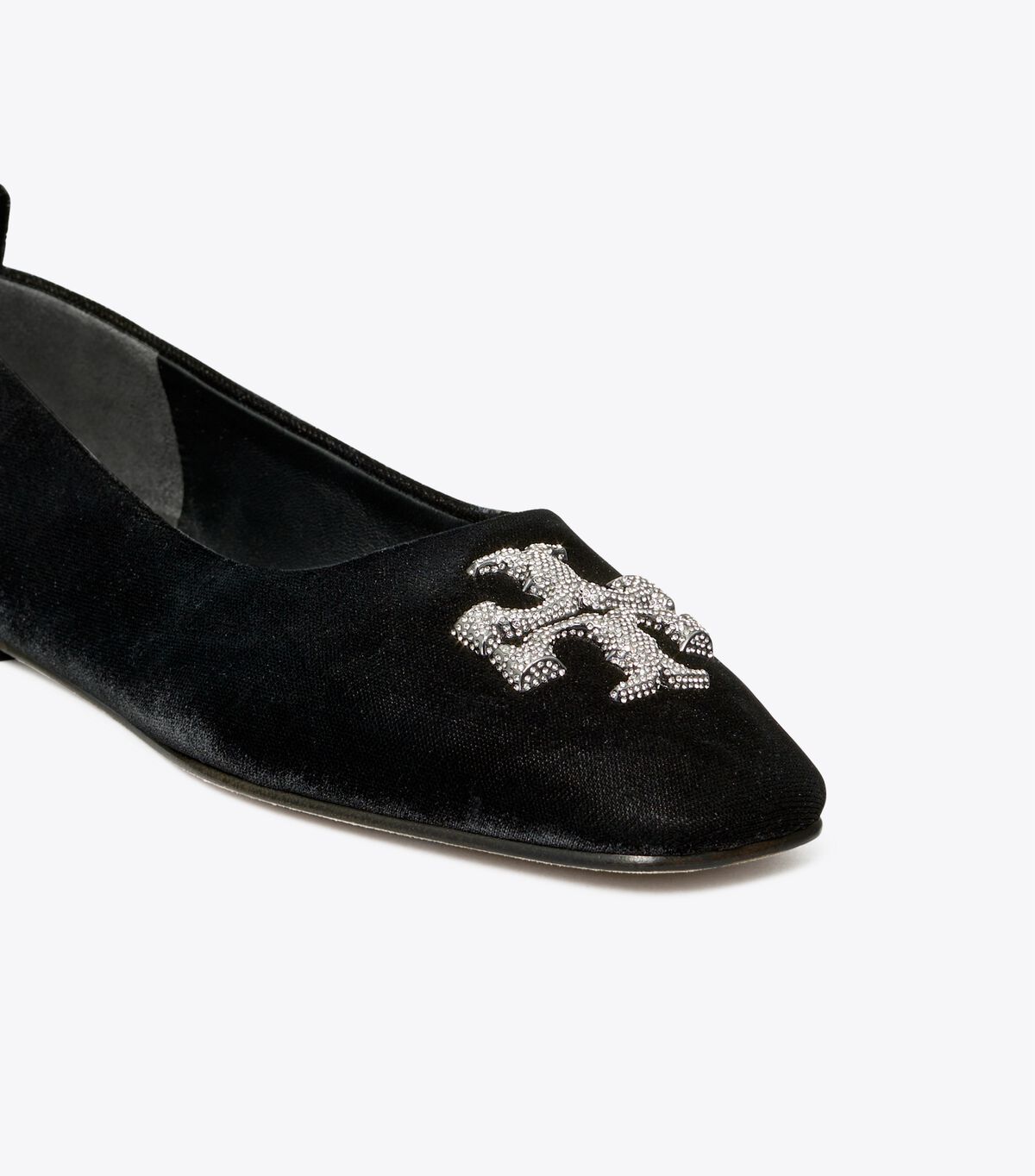 Ballerinas Tory Burch Eleanor Pavé Mujer Negros | OUTLETS-48793129