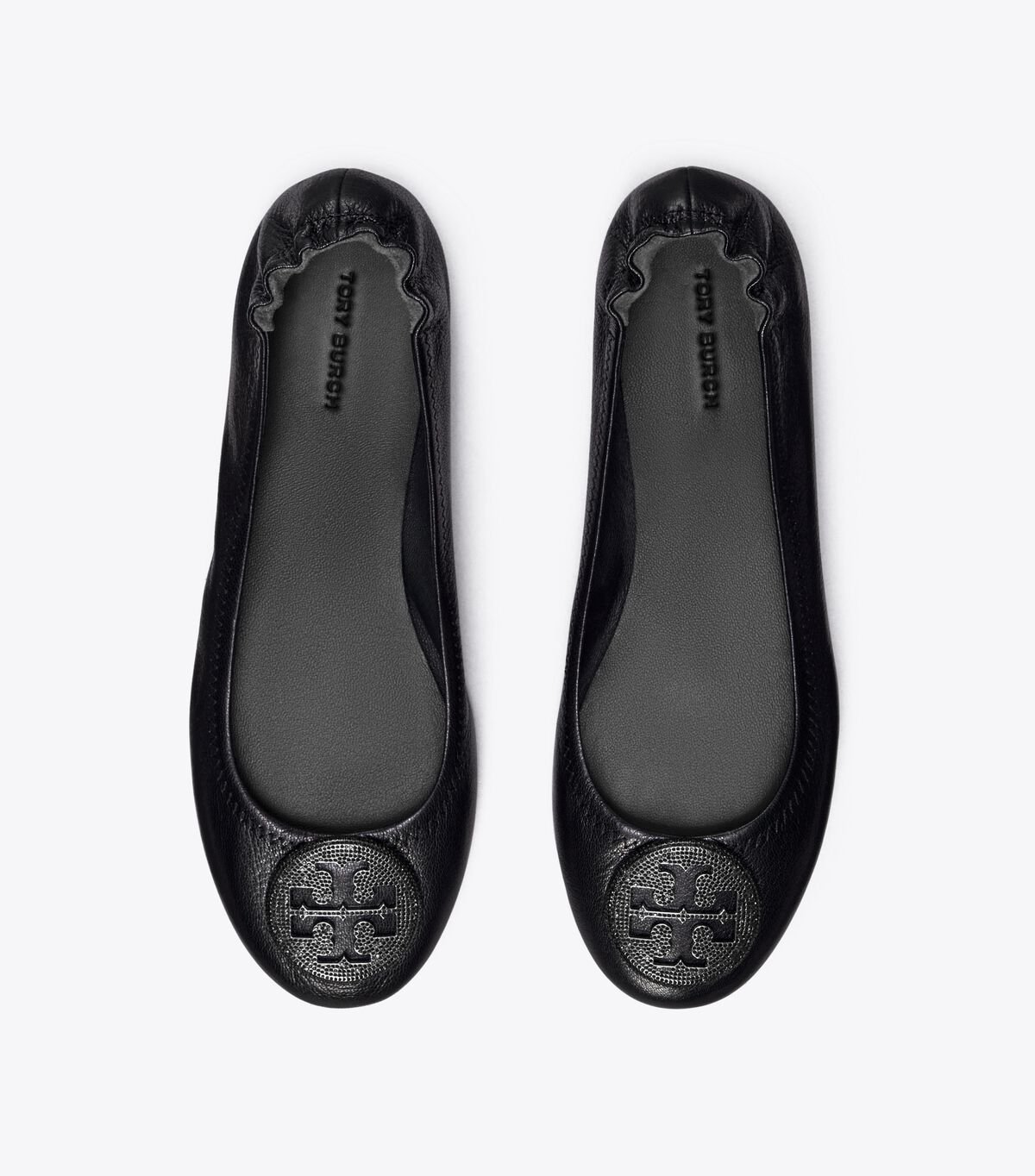 Ballerinas Tory Burch Minnie Travel Pavé Mujer Negros | OUTLETS-95124679