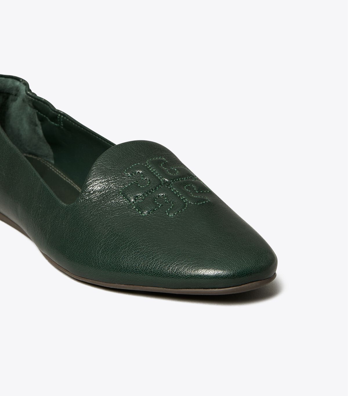 Ballerinas Tory Burch Smoking Mujer Verdes Oscuro | OUTLETS-23968179