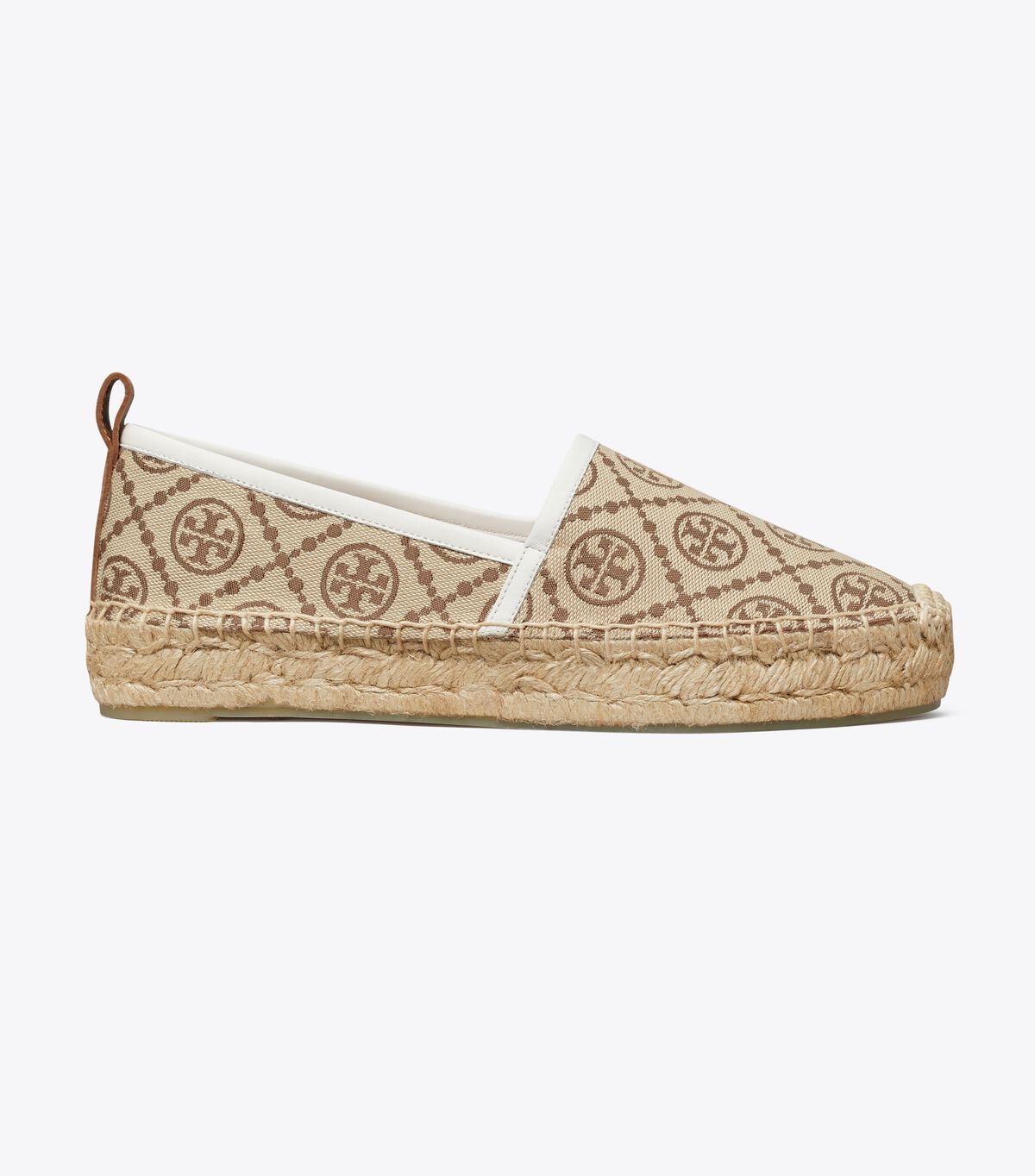 Ballerinas Tory Burch T Monogram Plataforma Mujer Marrom Blancos | OUTLETS-52839619