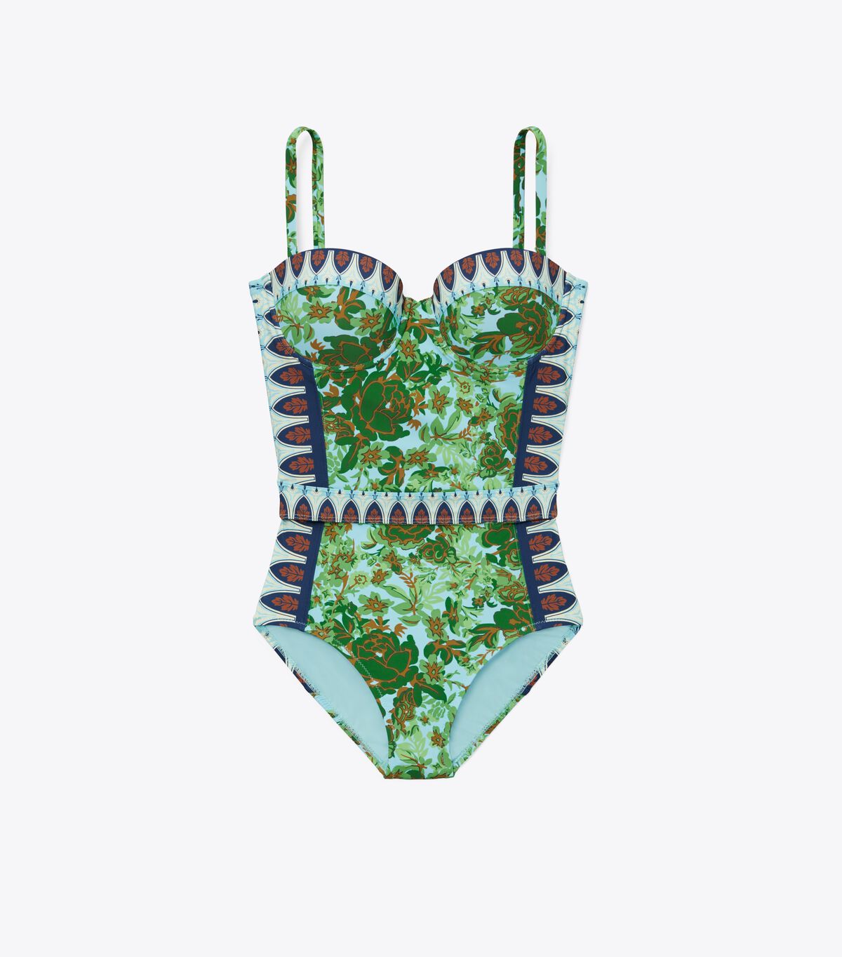 Bañadores Tory Burch Lipsi Printed One-piece Mujer Verdes | OUTLETS-93162479