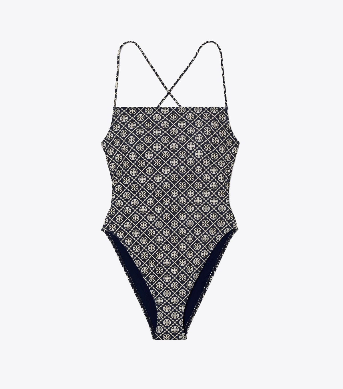 Bañadores Tory Burch Printed Tie-back One-piece Mujer Azul Marino | OUTLETS-54318929