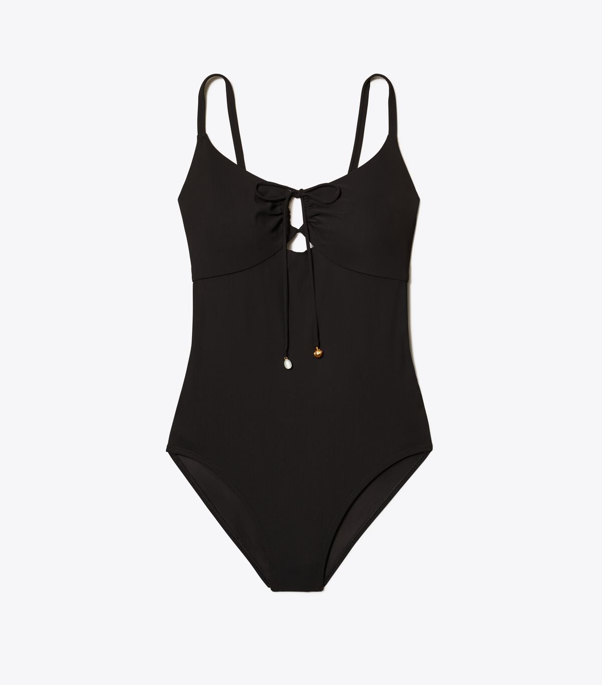 Bañadores Tory Burch Ruched One-piece Mujer Negros | OUTLETS-49278309