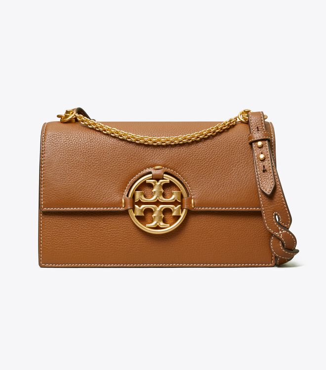 Bolsa De Hombro Tory Burch Miller Mujer Marrom | OUTLETS-06972319