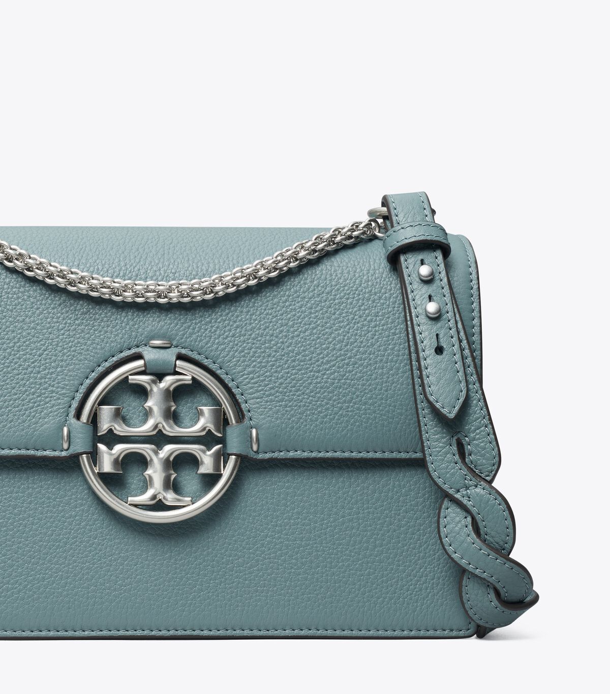 Bolsa De Hombro Tory Burch Miller Mujer Azules Claro | OUTLETS-49280169