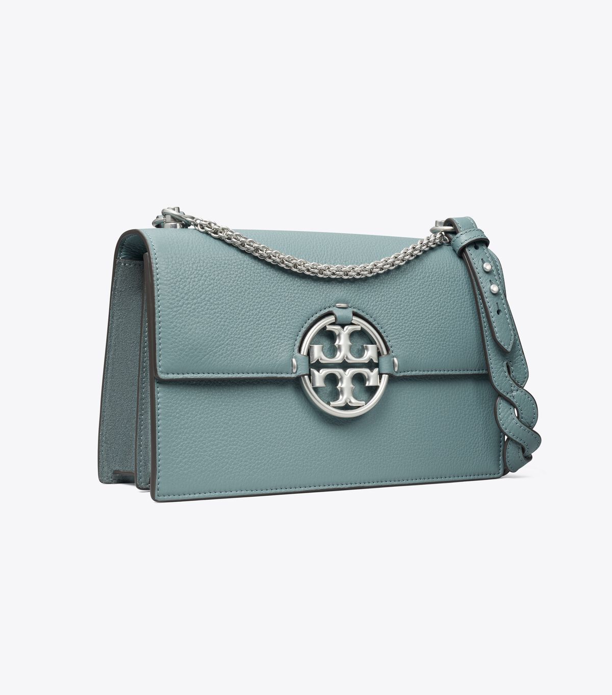 Bolsa De Hombro Tory Burch Miller Mujer Azules Claro | OUTLETS-49280169