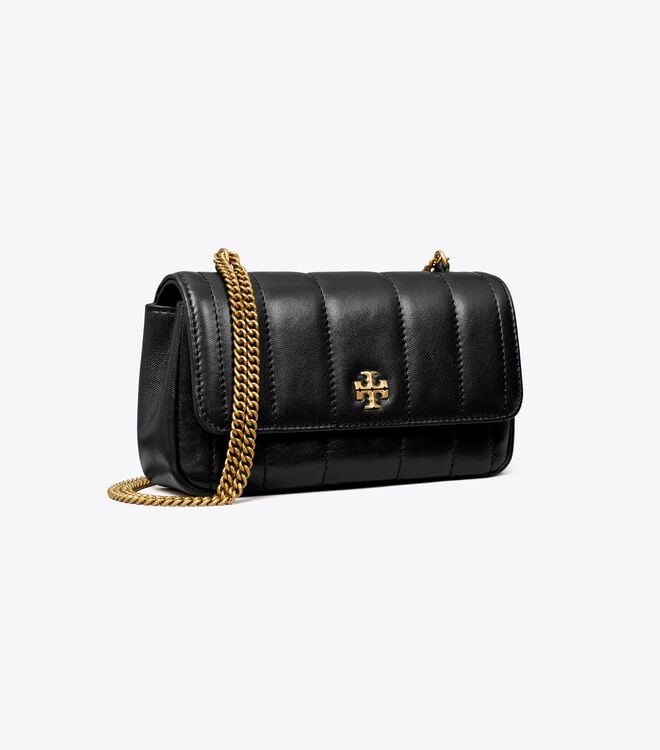 Bolsa De Hombro Tory Burch Mini Kira Flap Mujer Negros | OUTLETS-13879249