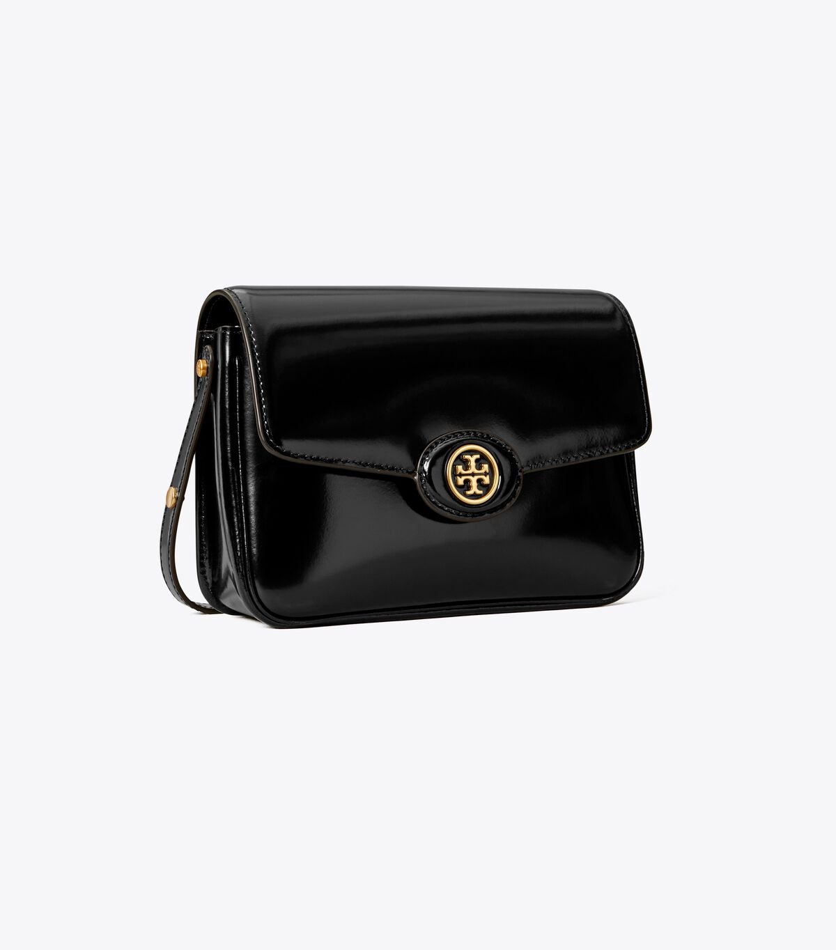 Bolsa De Hombro Tory Burch Robinson Spazzolato Convertible Mujer Negros | OUTLETS-54983609