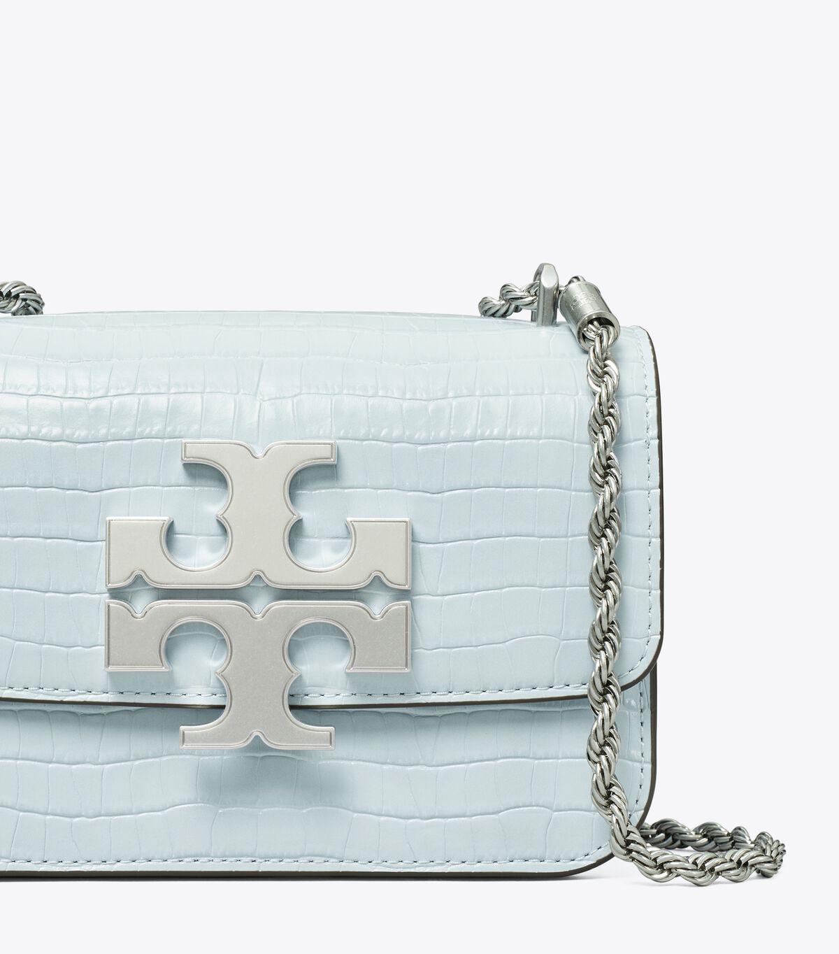 Bolsa De Hombro Tory Burch Small Eleanor Embossed Mujer Azules | OUTLETS-04812379