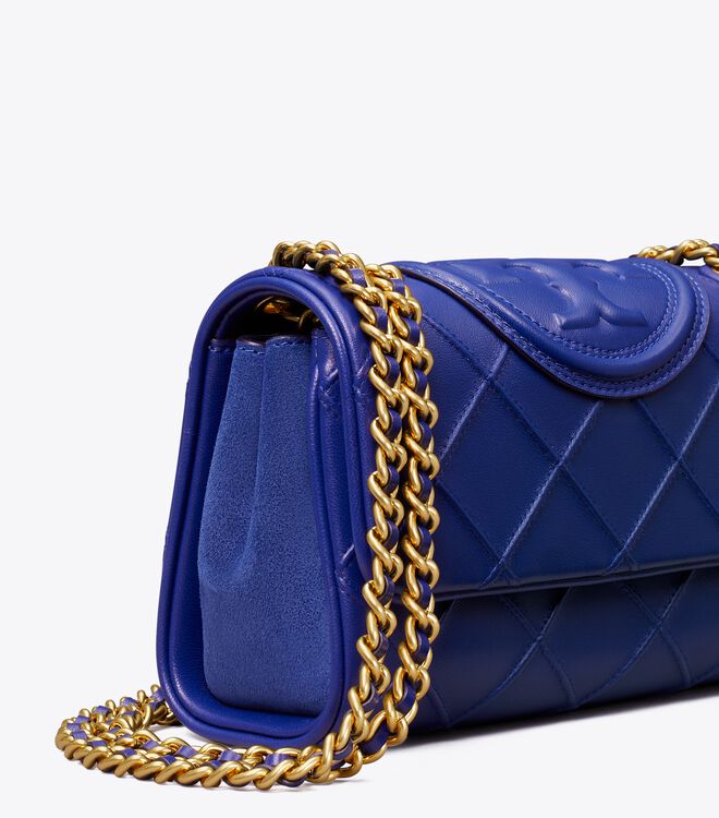 Bolsa De Hombro Tory Burch Small Fleming Soft Convertible Mujer Azul Marino | OUTLETS-31297459