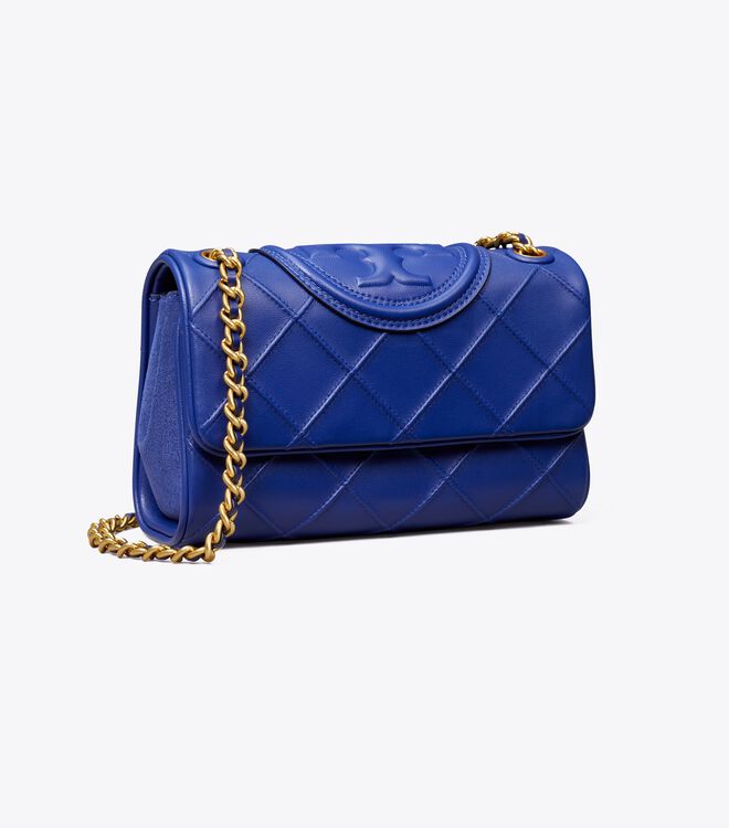 Bolsa De Hombro Tory Burch Small Fleming Soft Convertible Mujer Azul Marino | OUTLETS-31297459