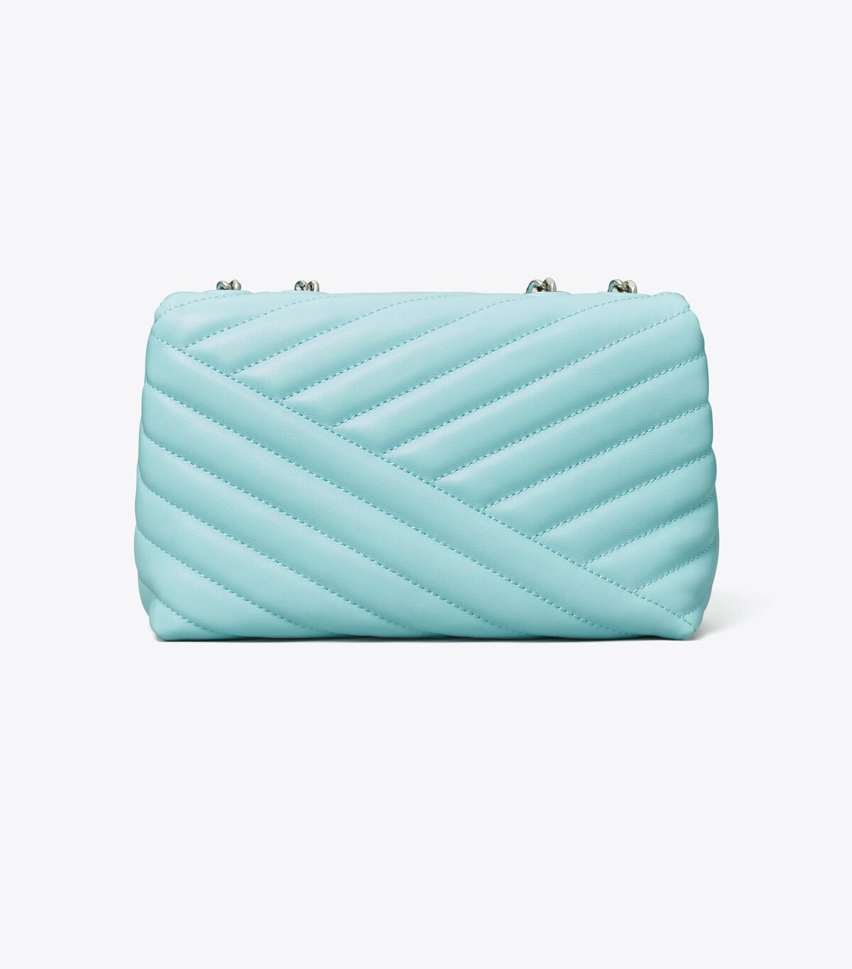 Bolsa De Hombro Tory Burch Small Kira Chevron Convertible Mujer Azur | OUTLETS-94860719