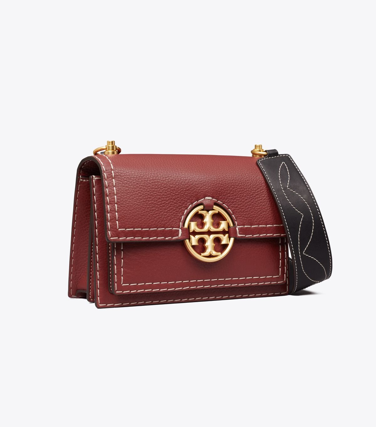 Bolsa De Hombro Tory Burch Small Miller Western Flap Mujer Rojos | OUTLETS-15639429