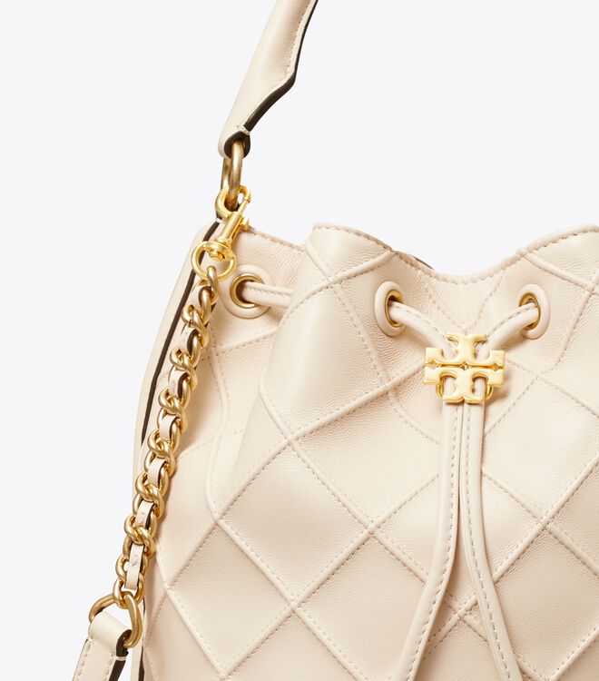 Bolso Saco Tory Burch Large Fleming Soft Mujer Creme | OUTLETS-12947659