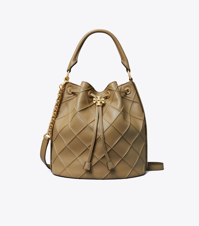 Bolso Saco Tory Burch Large Fleming Soft Mujer Grises | OUTLETS-83125049