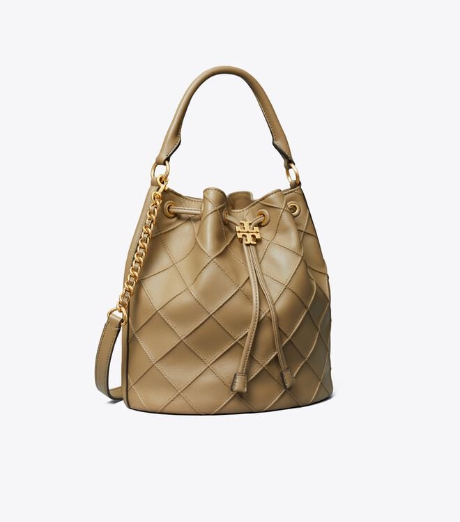 Bolso Saco Tory Burch Large Fleming Soft Mujer Grises | OUTLETS-83125049