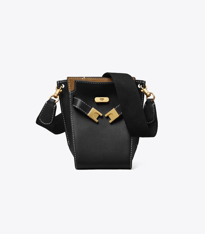 Bolso Saco Tory Burch Petite Lee Radziwill Double Mujer Negros | OUTLETS-14865329