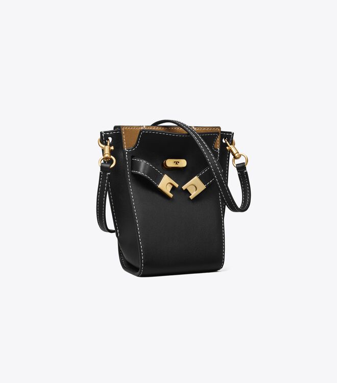 Bolso Saco Tory Burch Petite Lee Radziwill Double Mujer Negros | OUTLETS-14865329