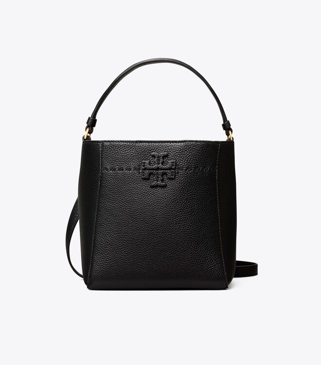 Bolso Saco Tory Burch Small Mcgraw Mujer Negros | OUTLETS-31047629