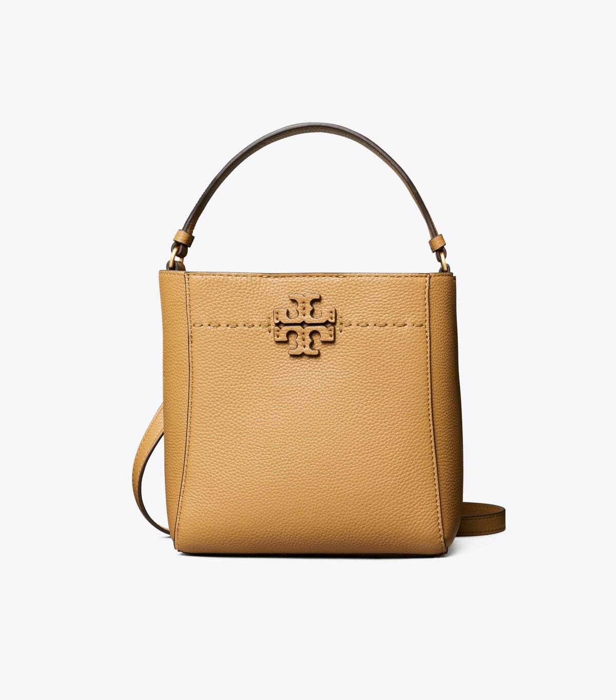 Bolso Saco Tory Burch Small Mcgraw Mujer Marrom | OUTLETS-78395029