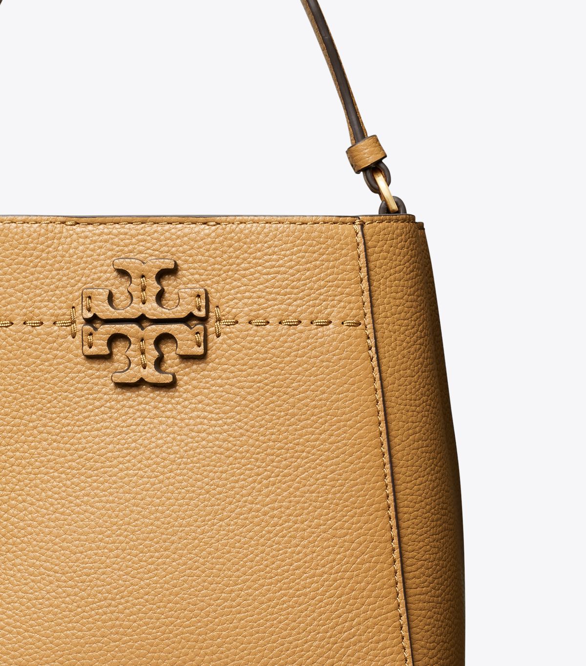 Bolso Saco Tory Burch Small Mcgraw Mujer Marrom | OUTLETS-78395029