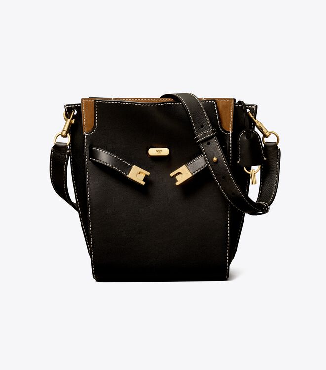 Bolso Satchel Tory Burch Lee Radziwill Mujer Negros | OUTLETS-09128769