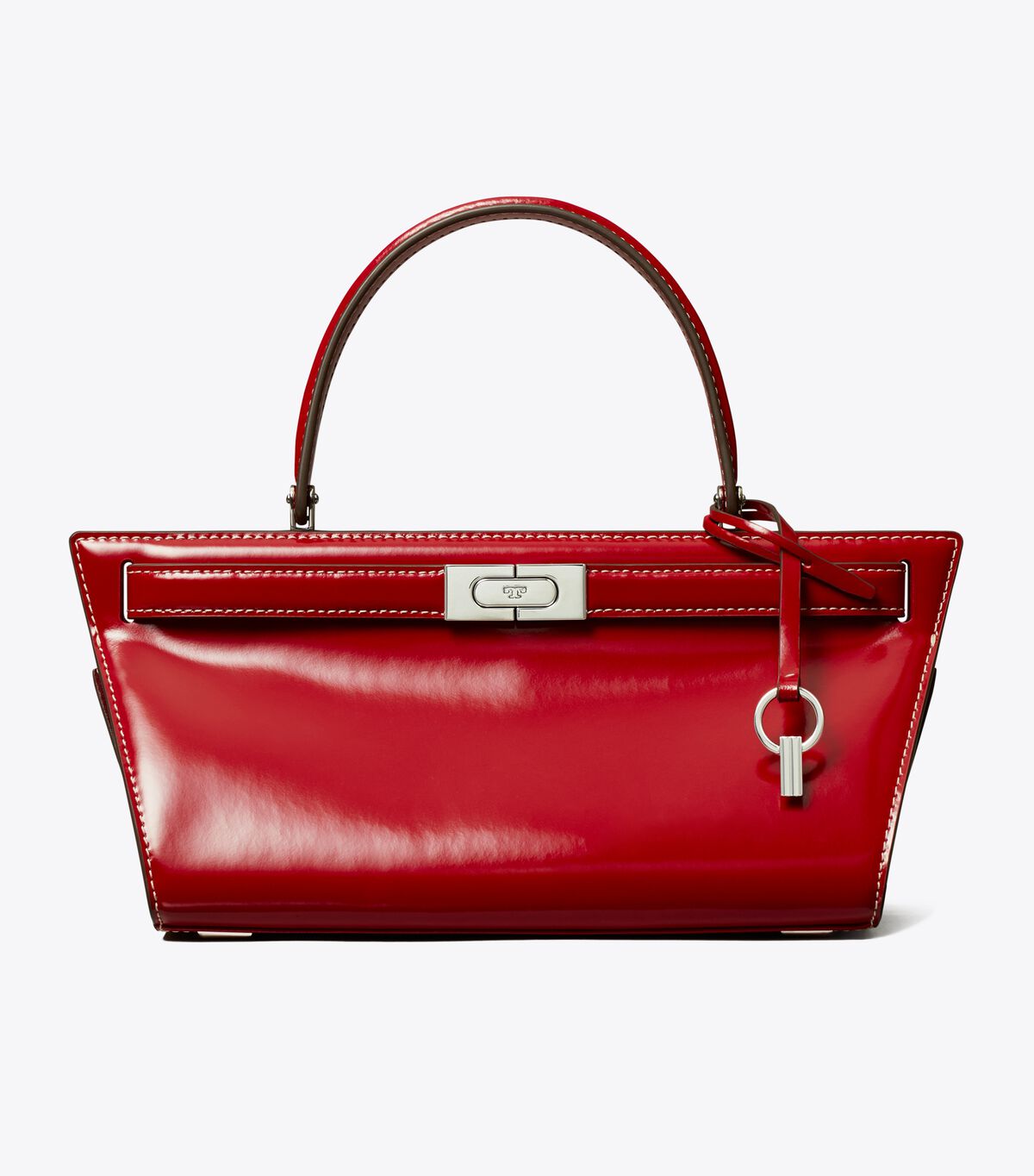 Bolso Satchel Tory Burch Lee Radziwill Mujer Rojos Grises | OUTLETS-21347599