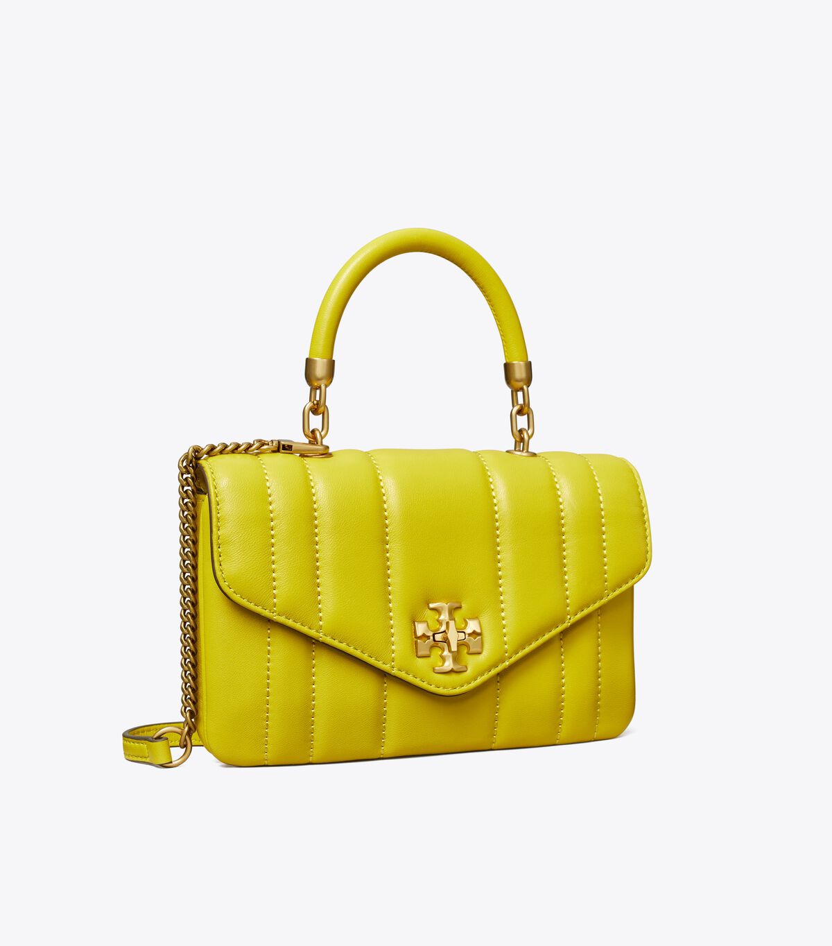 Bolso Satchel Tory Burch Mini Kira Mujer Amarillos Verdes | OUTLETS-69012489