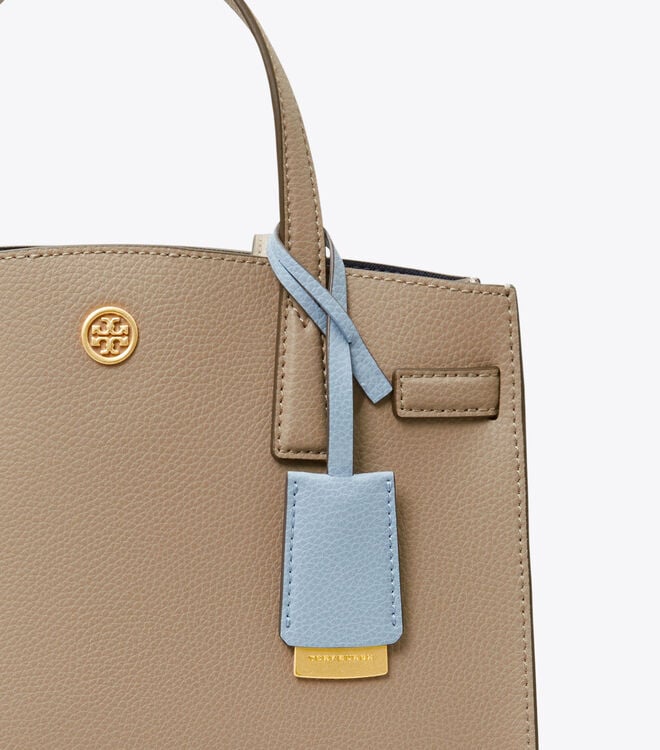 Bolso Satchel Tory Burch Small Walker Mujer Grises | OUTLETS-85431929