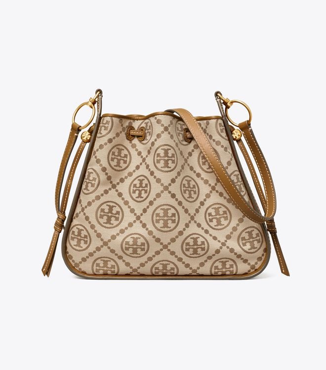 Bolso Satchel Tory Burch T Monogram Mujer Marrom | OUTLETS-83506299