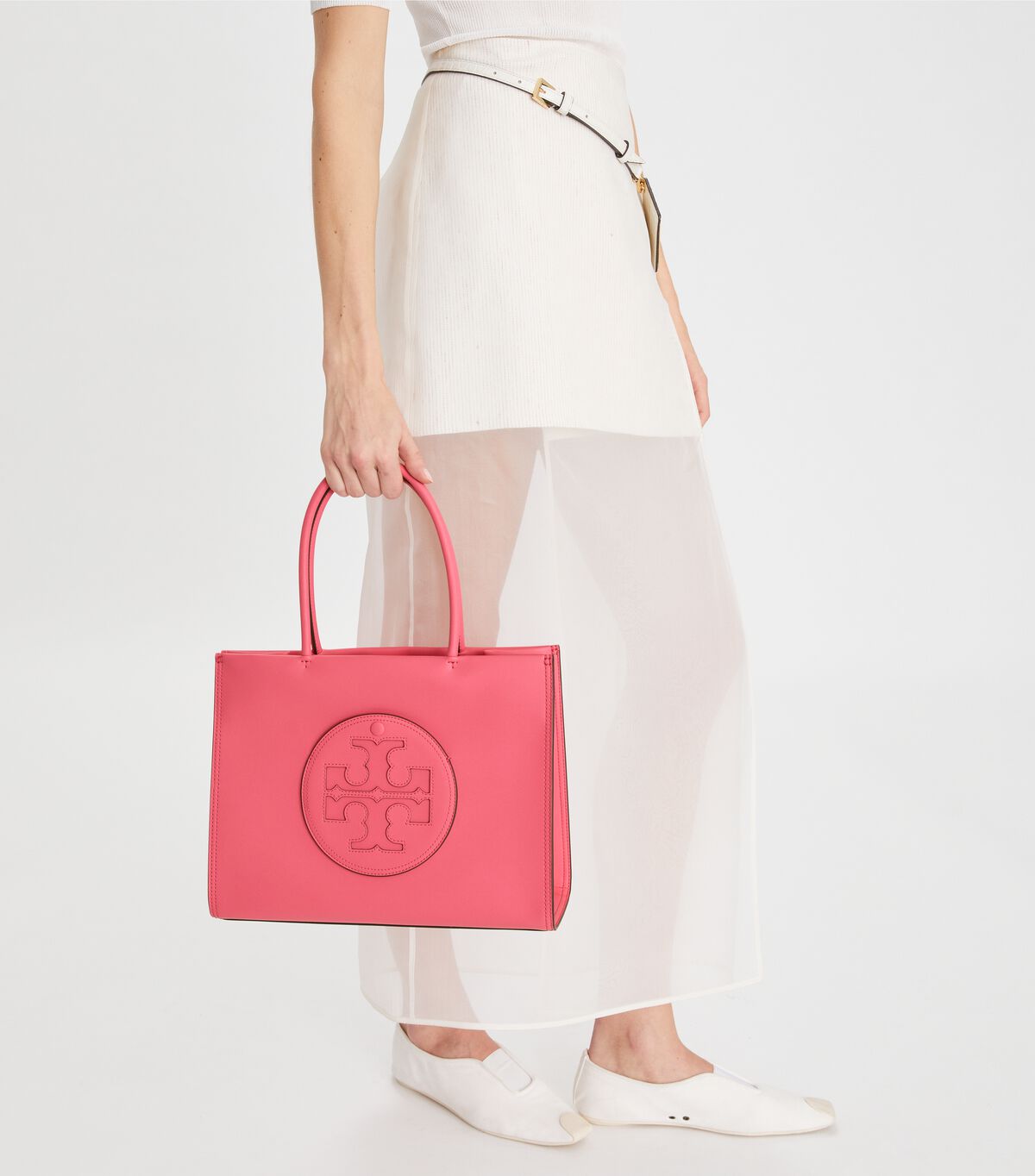 Bolso Tote Tory Burch Small Ella Bio Mujer Rosas | OUTLETS-86527419