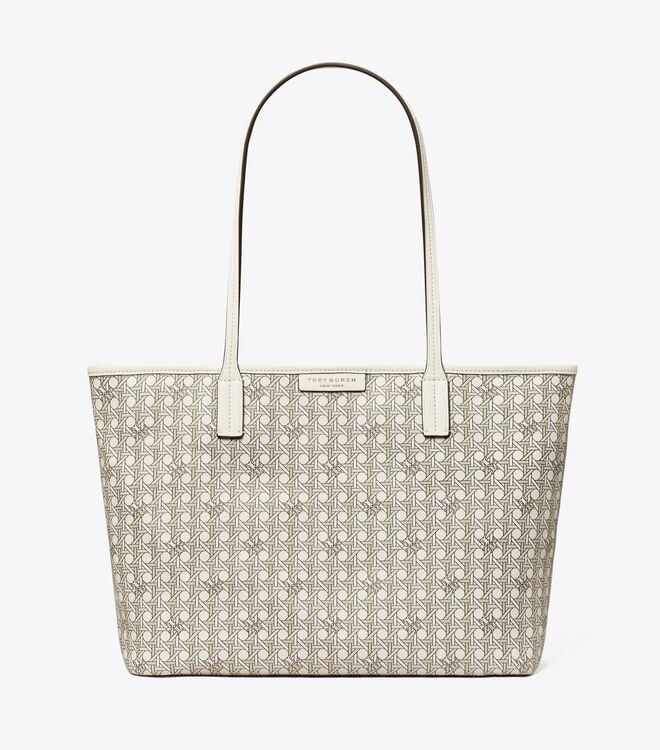 Bolso Tote Tory Burch Small Ever-ready Zip Mujer Blancos | OUTLETS-31079489