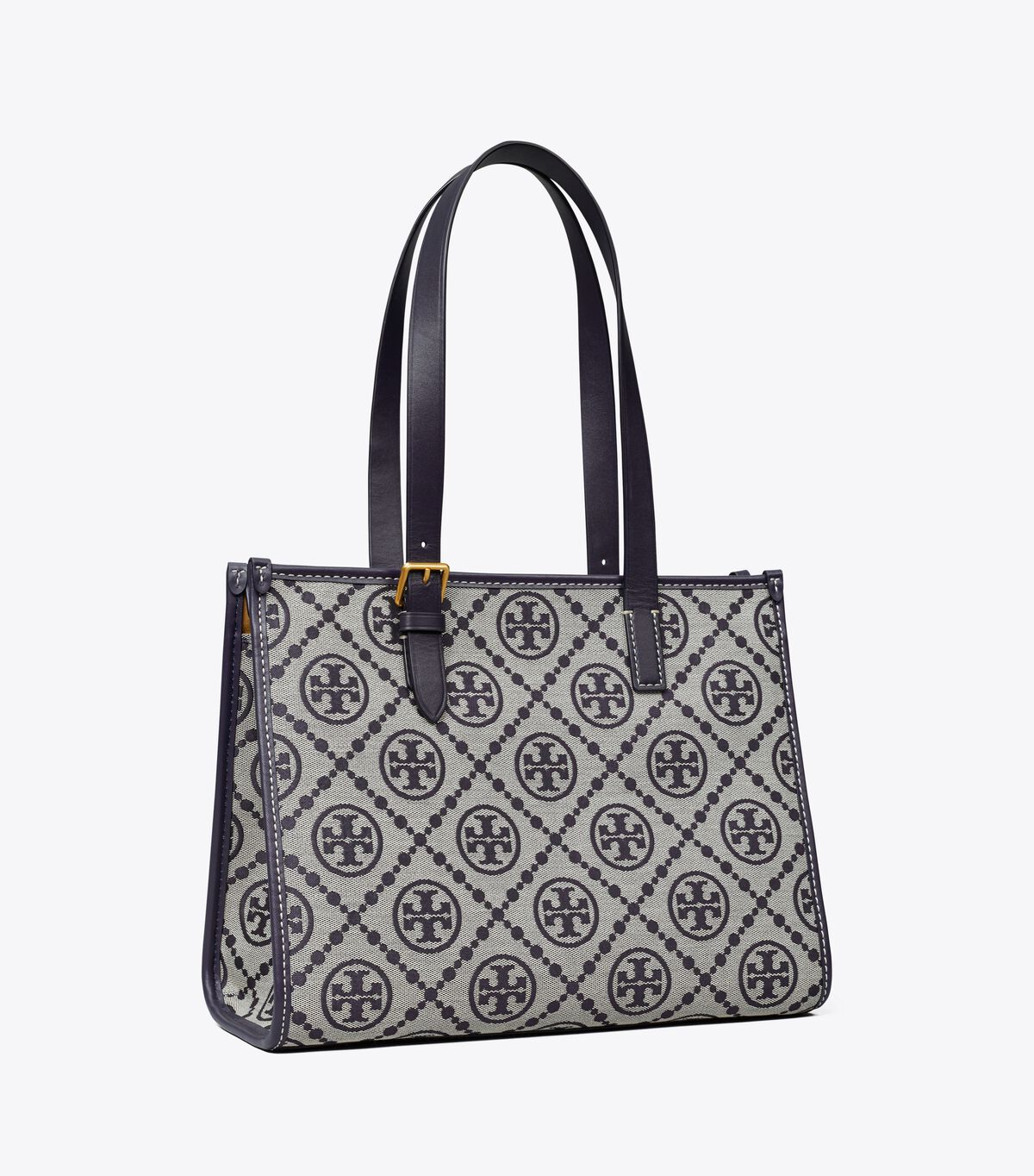 Bolso Tote Tory Burch Small T Monogram Mujer Azul Marino | OUTLETS-51709839