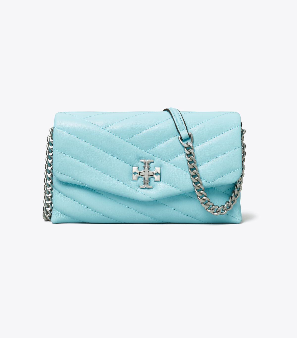 Bolsos Cruzados Tory Burch Kira Chevron Mujer Azur | OUTLETS-09865749