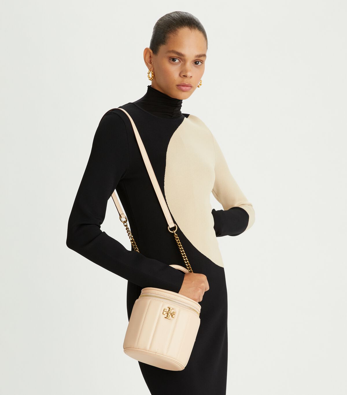 Bolsos Cruzados Tory Burch Kira Mujer Beige | OUTLETS-81675039