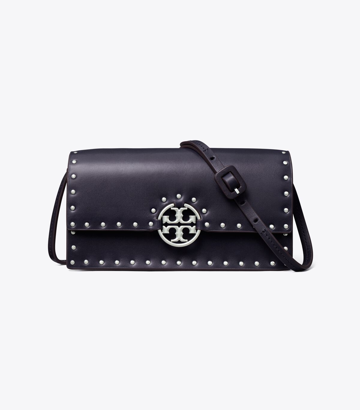 Bolsos Cruzados Tory Burch Miller Studded Mujer Negros | OUTLETS-17284369