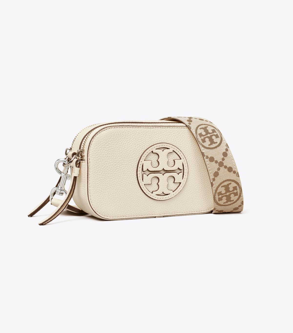 Bolsos Cruzados Tory Burch Mini Miller Mujer Blancos | OUTLETS-61043789