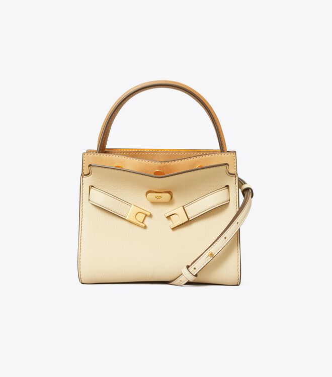 Bolsos Cruzados Tory Burch Petite Lee Radziwill Mujer Beige | OUTLETS-41506399