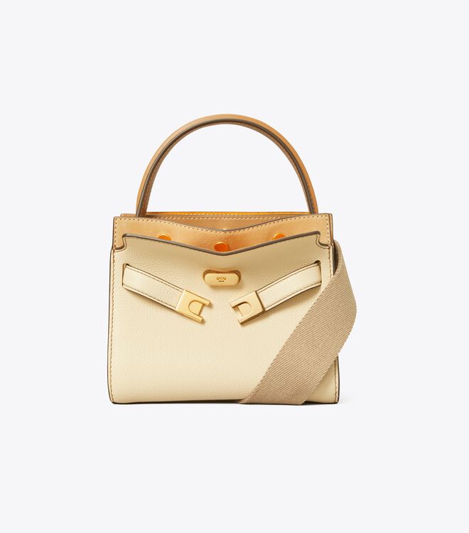 Bolsos Cruzados Tory Burch Petite Lee Radziwill Mujer Beige | OUTLETS-41506399