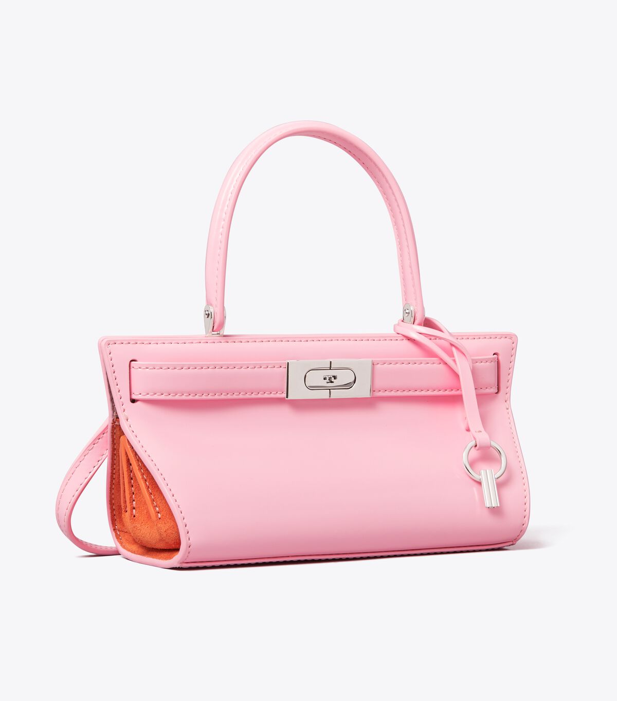 Bolsos Cruzados Tory Burch Petite Lee Radziwill High-shine Mujer Rosas | OUTLETS-83460919