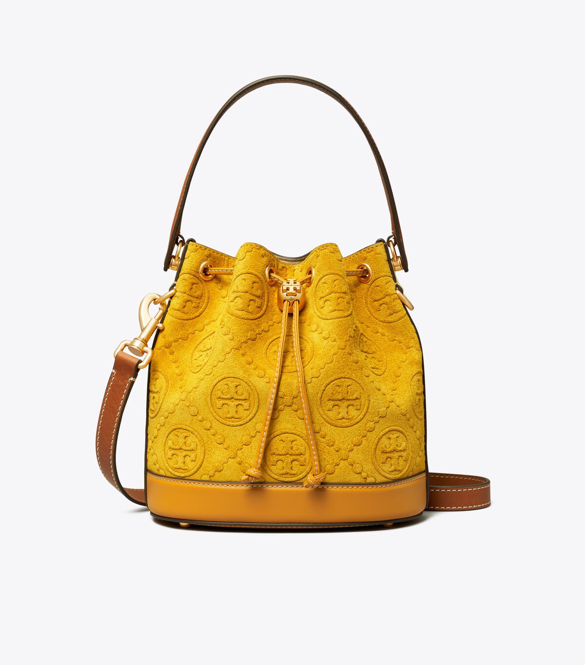 Bolsos Cruzados Tory Burch T Monogram Gamuza Embossed Mujer Naranjas Oscuro Flores | OUTLETS-73241069