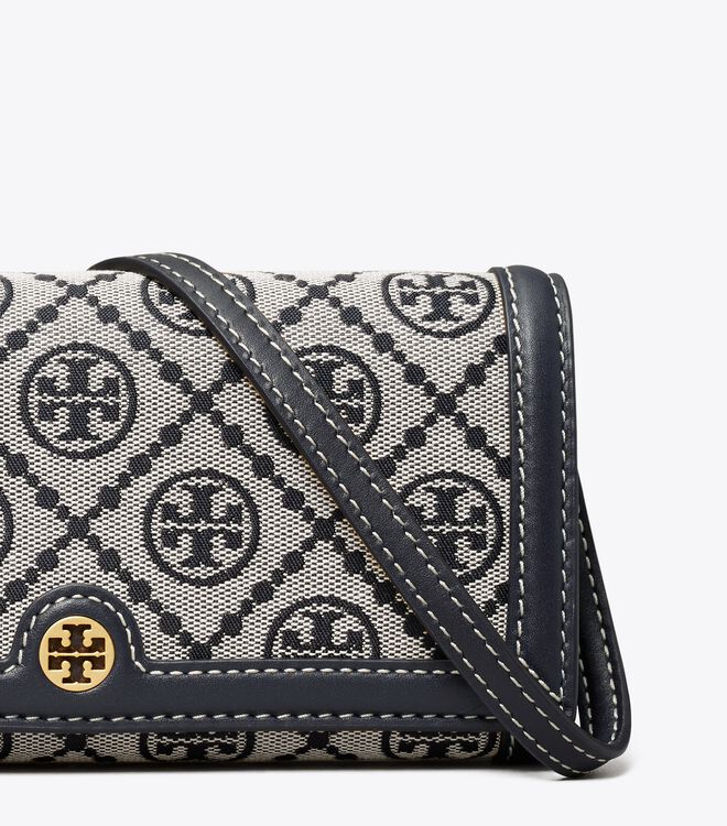 Bolsos Cruzados Tory Burch T Monogram Mujer Azul Marino | OUTLETS-10597829